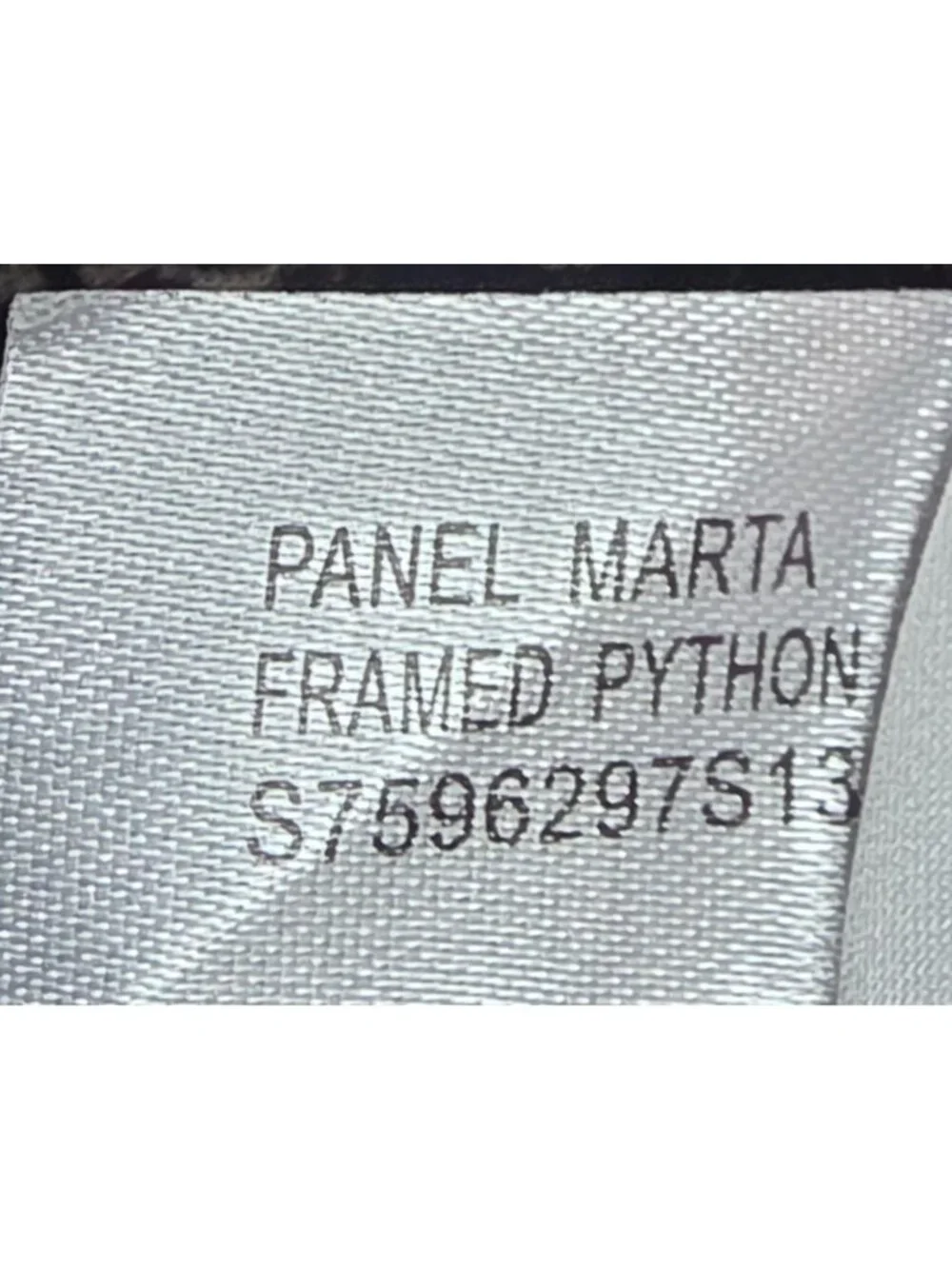 NWT Women's - Diane Von Furstenberg Marta Framed Python Pencil Skirt, Size 8